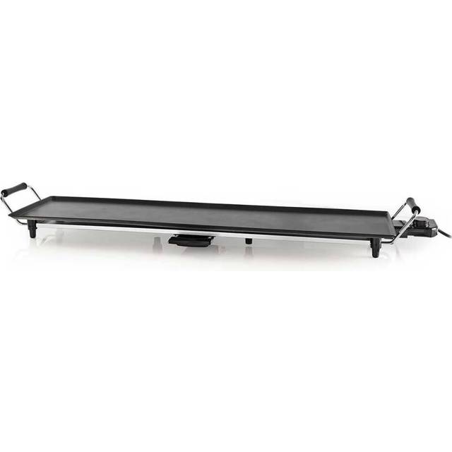 Electric Non Stick Teppanyaki Table Top Grill Griddle Plate BBQ with Drip Tray - 90cm x 23cm