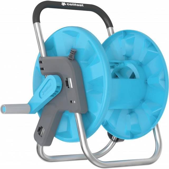 "Garden Hose Reel ALUPLUS 1/2"" 45m, Aluminium Construction, Light, Convenient Transport and Storage of The Hose, Prevents"