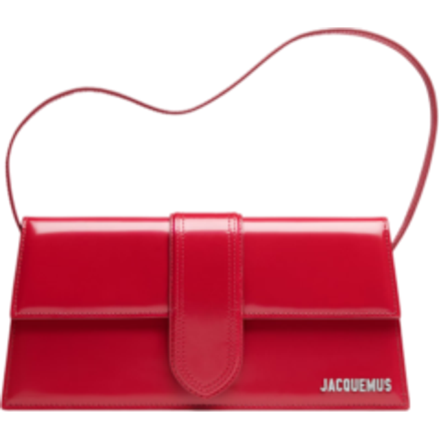 Jacquemus - Le Bambino Long shoulder bag - women - Cotton/Calf Leather - One Size - Red