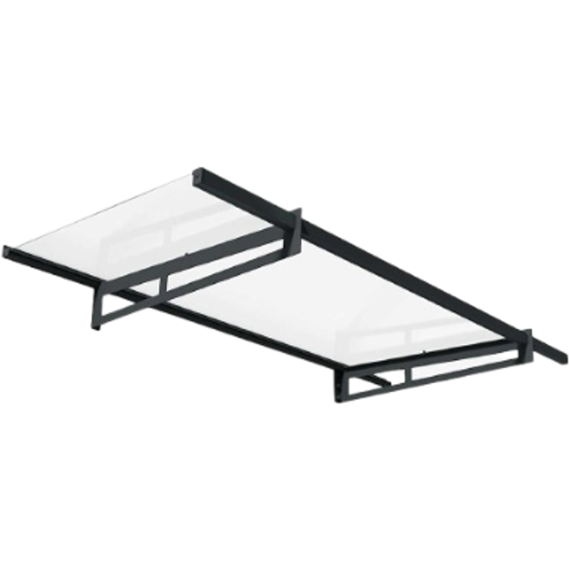 Palram Canopia Bremen 2050 Door Canopy Grey 7x3