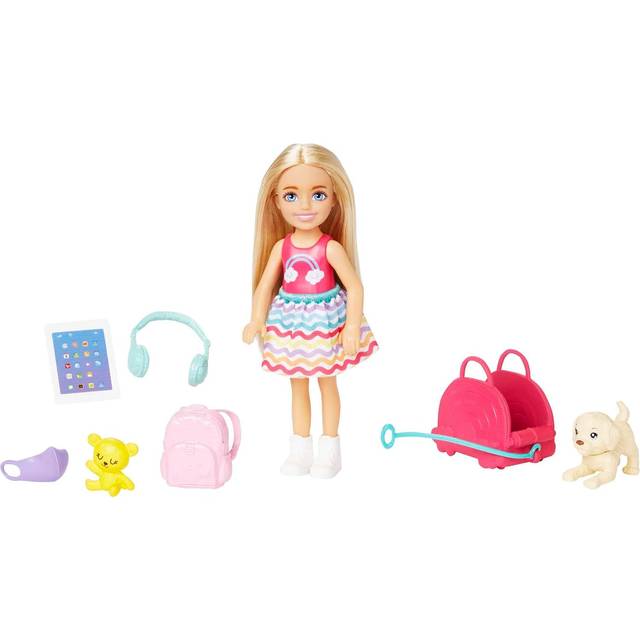 Barbie Chelsea Travel Doll and Accessories - 14cm
