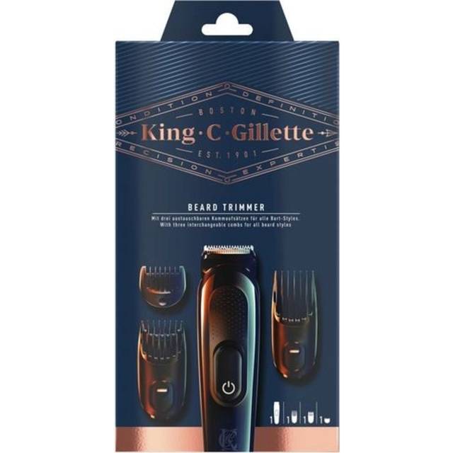 King C. Gillette Skäggtrimmer sladdlös 3 olika kammar
