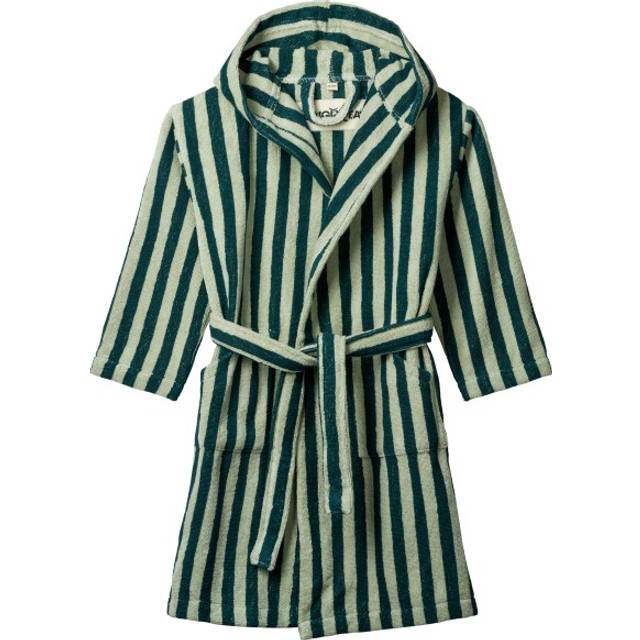 Bongusta - Kid's Naram Bathrobe - Bathrobe size 5-7 years, green