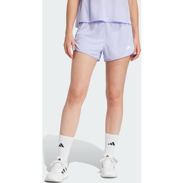 adidas Pacer Knit High 3in Shorts Women yellow, size: L