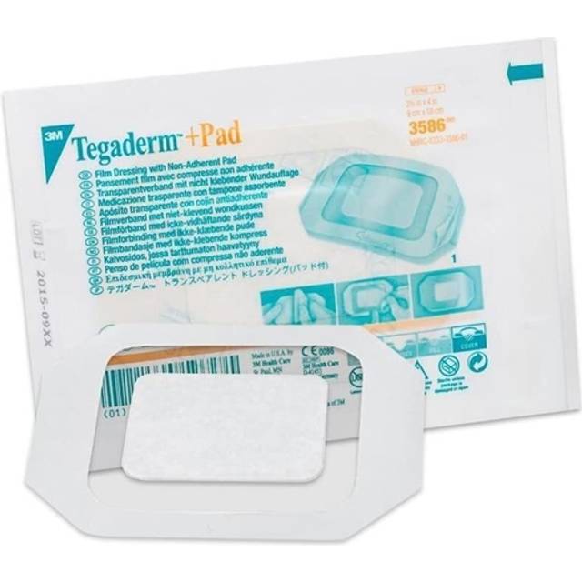 3M Tegaderm+Pad, filmförband, 9 x 10 cm, dyna 4,5 x 6 cm, innerförpackning 25 styck