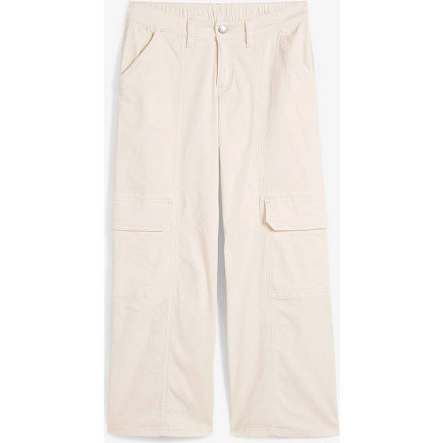 bonprix Cropped Cargo Jeans - Denim