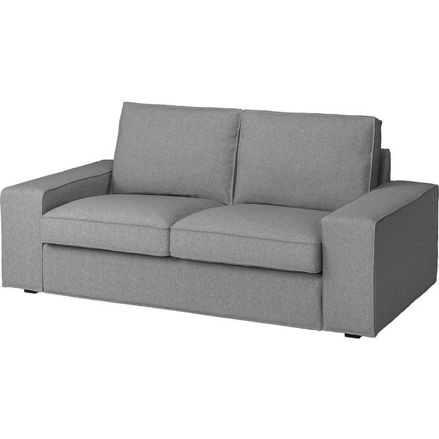 KIVIK klädsel 2-sits soffa, Tibbleby beige/grå