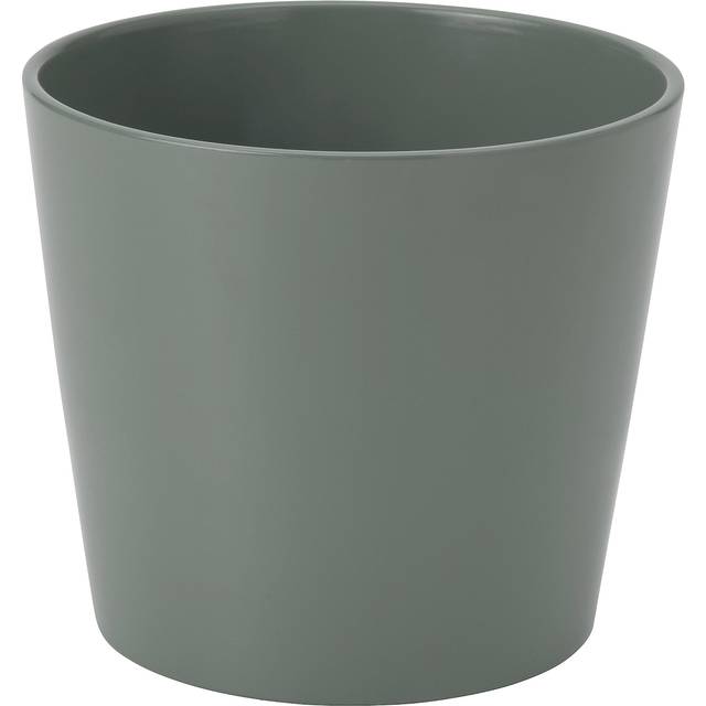 SOJABÖNA kruka, grå/grön, 15 cm