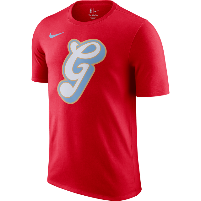 Nike, Topp, Herr, L, Bomull, City Edition Logo Tee - red (L)