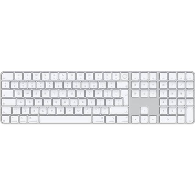 Magic Keyboard with Touch ID and Num Keypad - International English - White Keys
