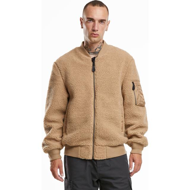Brandit MA1 Sherpa, textile jacket , color: Beige , size: 3XL