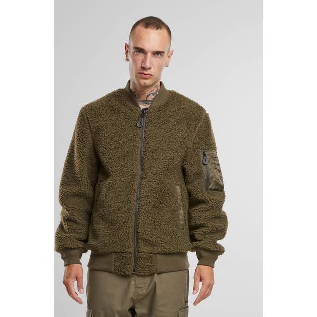 Brandit MA1 Sherpa, textile jacket , color: Olive , size: XXL