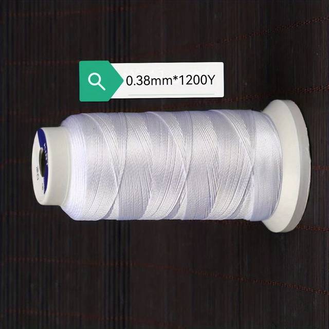 TEMU 1 Roll Of Polyester Beaded Thread Non-stretch Cord Beading Cord For Diy Bracelet Necklace Jewelry Making Sewing Leather Products Making Cord -beading Cords & Threads