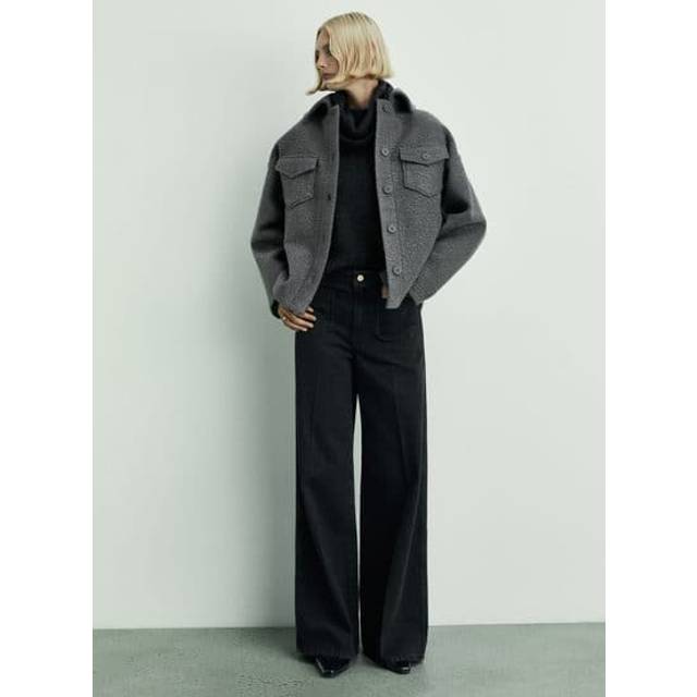 Mango - Jeans Emma - Svart