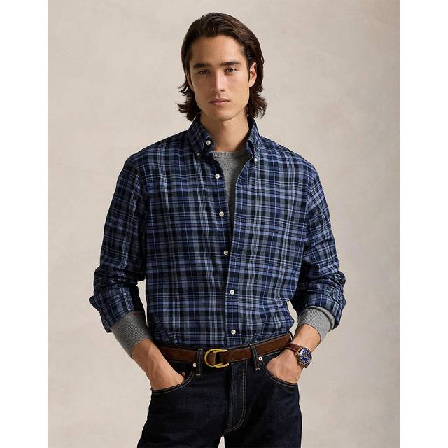 Ralph Lauren Check Long Sleeve Shirt Blue