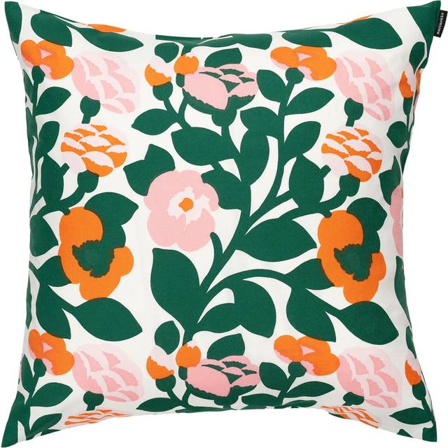 Marimekko Pieni green green kuddfodral 50x50 cm Grön-orange