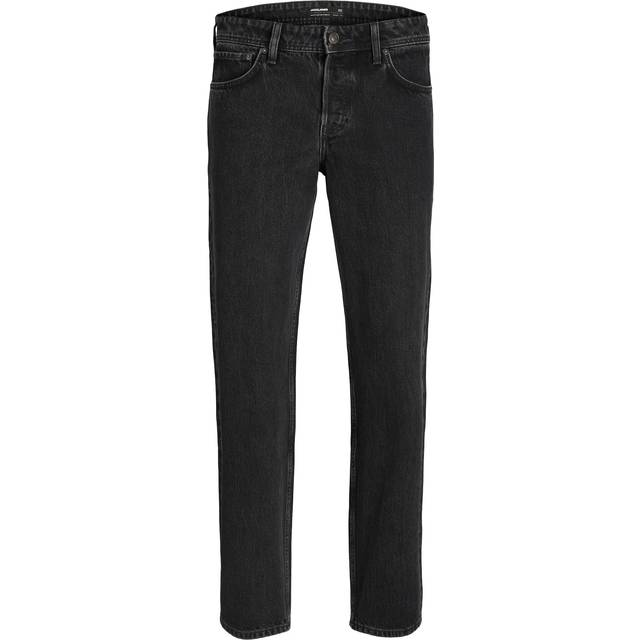 Jack & Jones Intelligence – Eddie – Svarta jeans med ledig passform-Svart/a