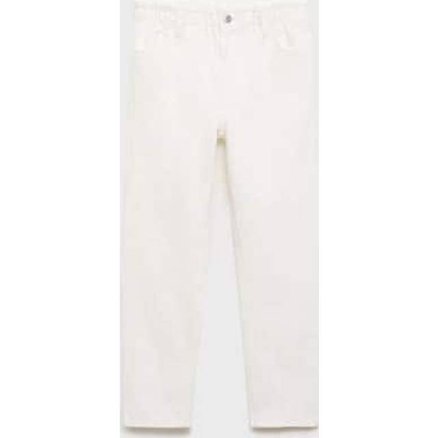 Paperbag jeans off white - Kids - 10 - MANGO KIDS - Off White