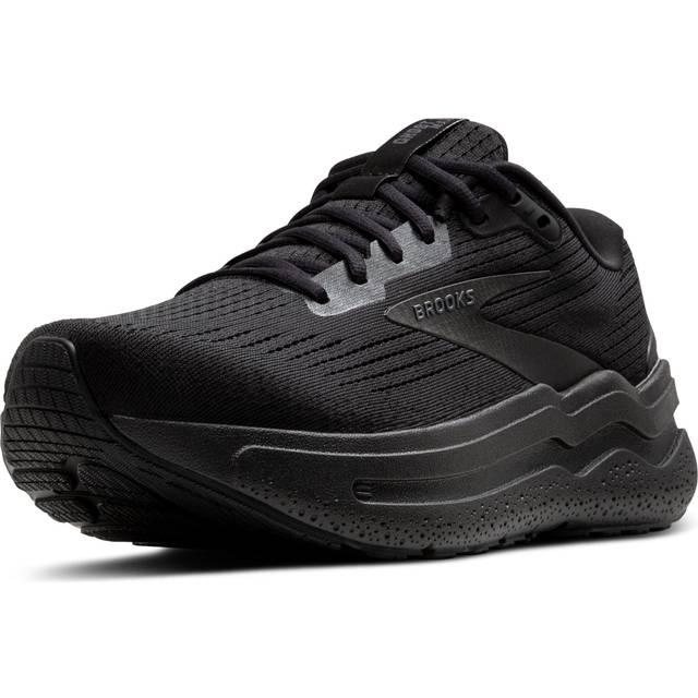 Brooks Womens Ghost Max 2 Neutral Running & Walking Shoe - Black/Black/Ebony - 11.5 Medium