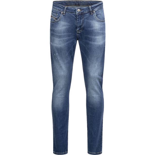 KangaROOS Cropped Elasticated Jeans - Denim