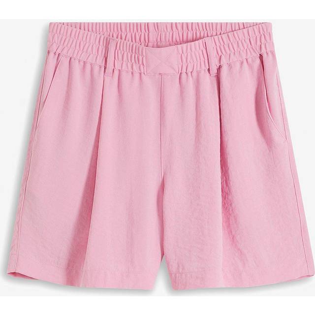 bonprix Single Pleat Shorts - Pale Pink