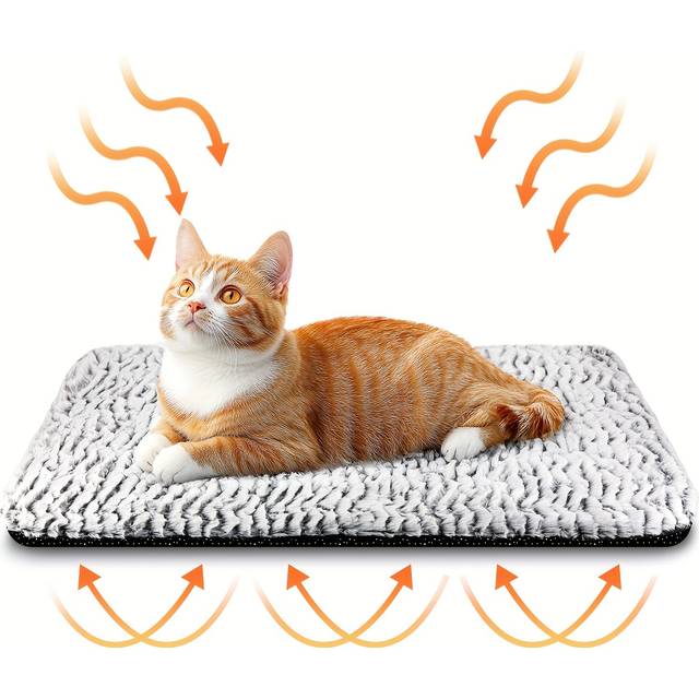 TEMU Extra Warm Pad, Soft Cat Bed Thermal Mat For Outdoor And Indoor Large Kittens Small