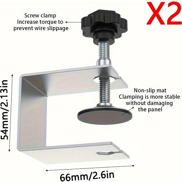 TEMU 2pcs Joiner Clamp Quick-release Drawer Front Installation Clamps Fixing Clip Woodworking Tools And Accessories
