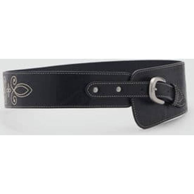 Mango Flor Chunky Belt, Black