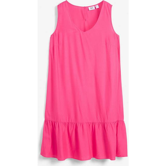 bonprix Flounced A-Line Dress - Denim