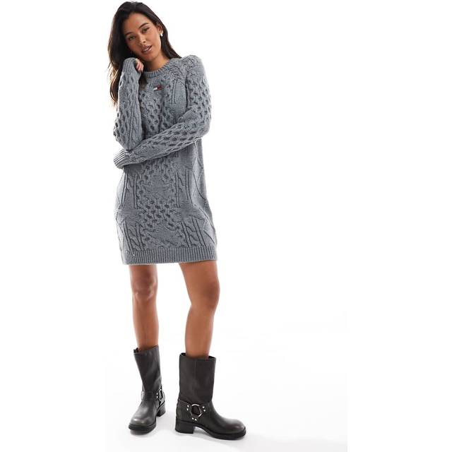 Star Knit Mini Jumper Dress