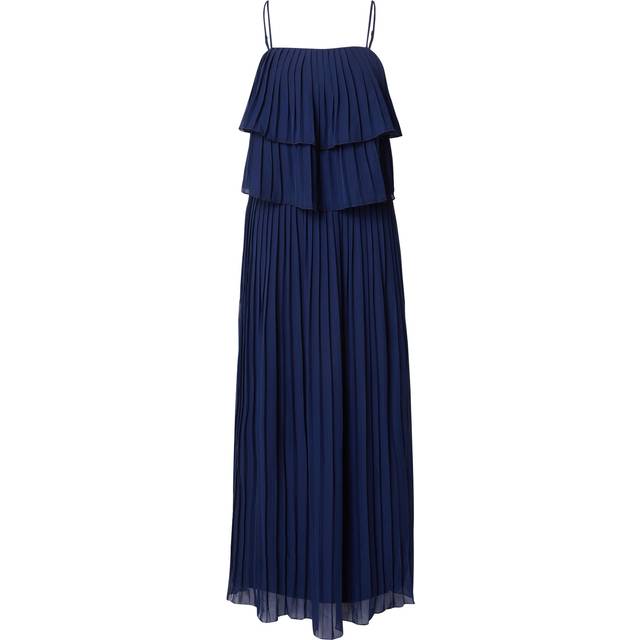 VILA Vichiffan Singlet Pleat Dress - Noos/Dc |Marinblå |38
