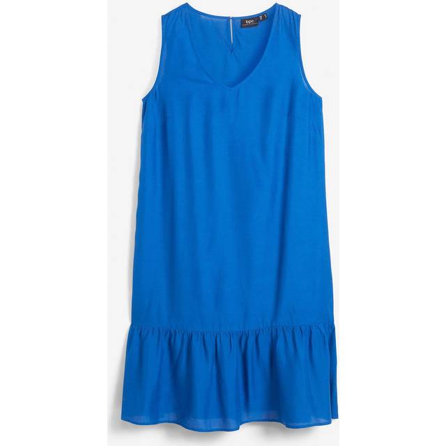 bonprix Flounced A-Line Dress - Denim