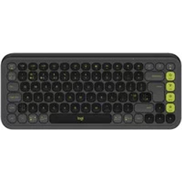 LOGITECH Pop Icon Keys Wireless Keyboard - Graphite, Black