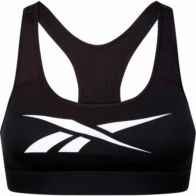 REEBOK PERFORMANCE Womens Rbk Bra Top Racer Back Teres |Svart |XS