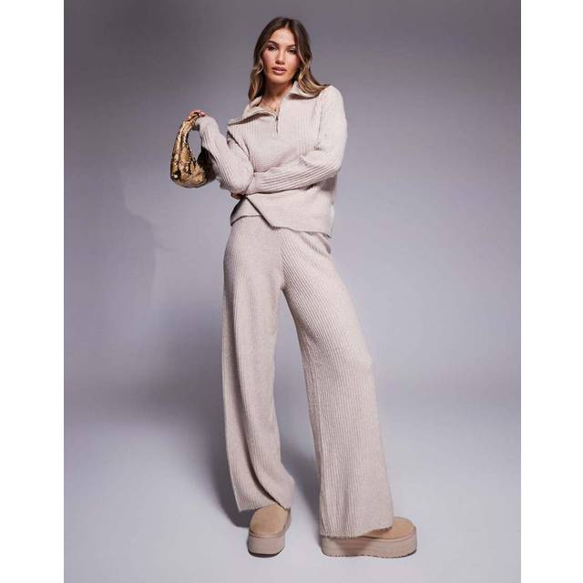 Wide Leg Knitted Co-Ord Trouser