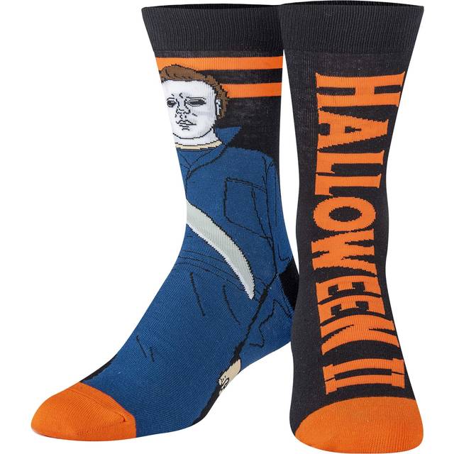 Odd Sox  Halloween Michael Myers  Fun Novelty Crew Socks  Mens Womens