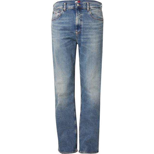Otis Whiskered Regular Straight Leg Jeans - DARK BLUE - 3034