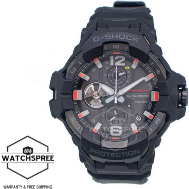 Casio G-Shock Master Of G-Air Gravitymaster Analog Smartphone Link Black Dial Solar GR-B300EC-1A 200M Men&#39;s Watch