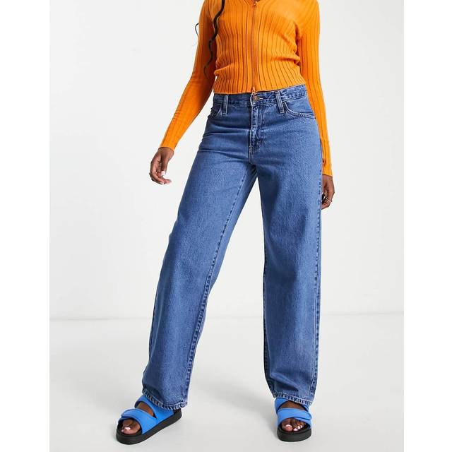 Levi's Baggy Dad Jean Medium Indigo - Hold My Purse Blue, Blue, Size 30, Inside Leg 34, Women -  inside leg 34,30