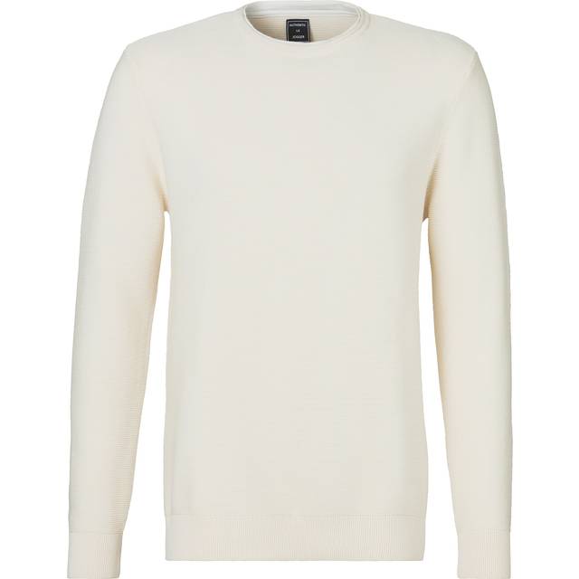 Le Jogger Crew Neck Knitted Jumper - Cream