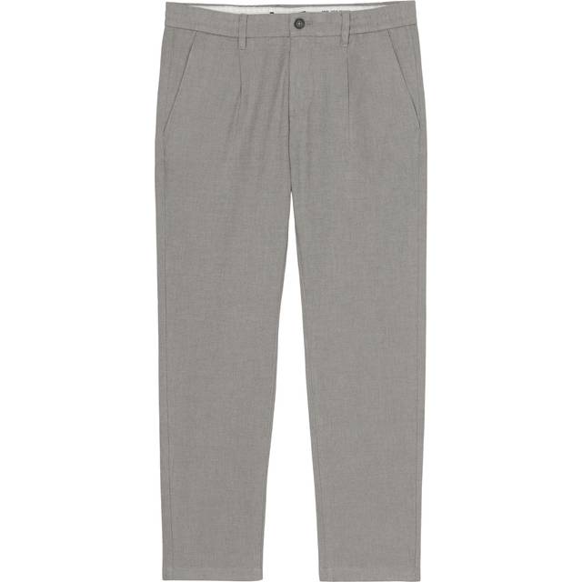 Bruno Banani Slim Fit Suit Trousers - Grey Patterned