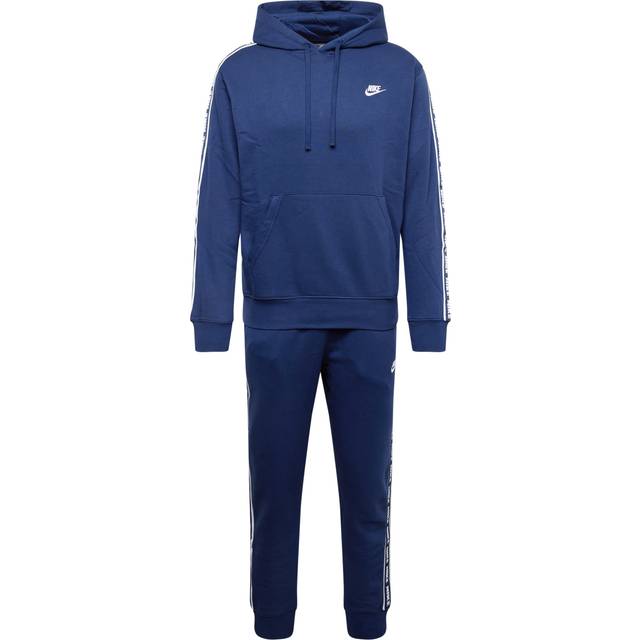 Nike Club Hooded Tracksuit Navy