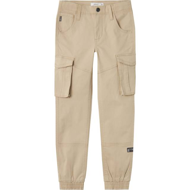 Name It Byxor - Noos - Cargo - NkmRyan - Oxford Tan - Name It - 12 år (152) - Byxor - Bomull
