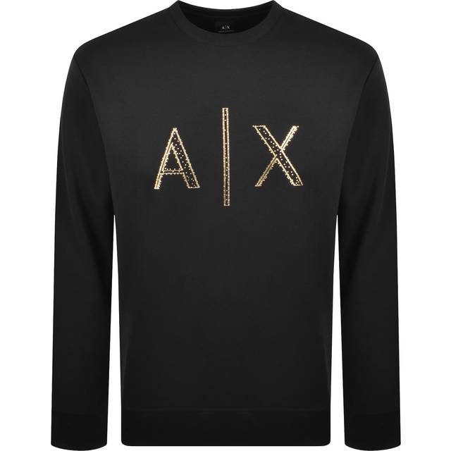 Armani Exchange Logo Sweatshirt Black