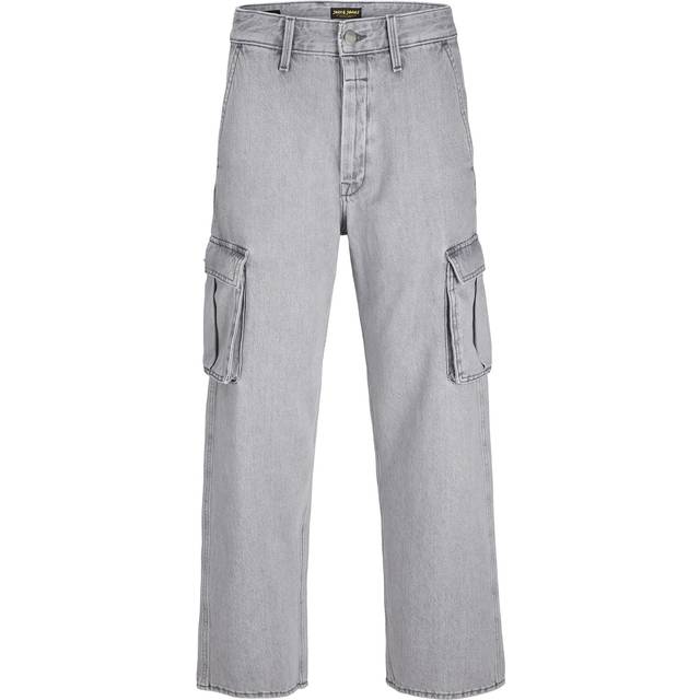 -jjialex Jjcargo Akm 313 Ln Jnr Baggy Fit-jeans Junior - Grå - 164