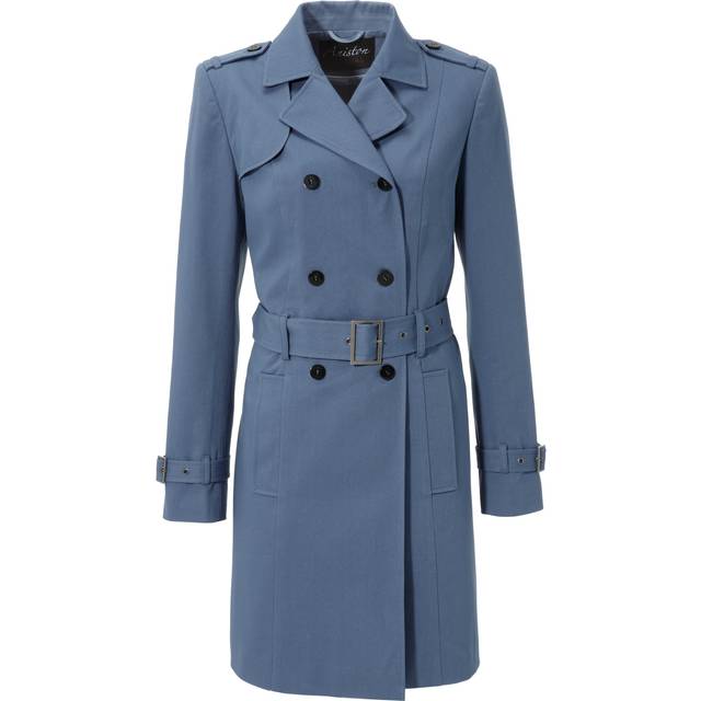 Aniston Classic Trench Coat - Blue