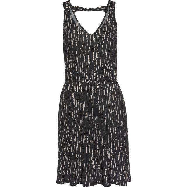 s.Oliver V-Neck Print Beach Dress - Navy