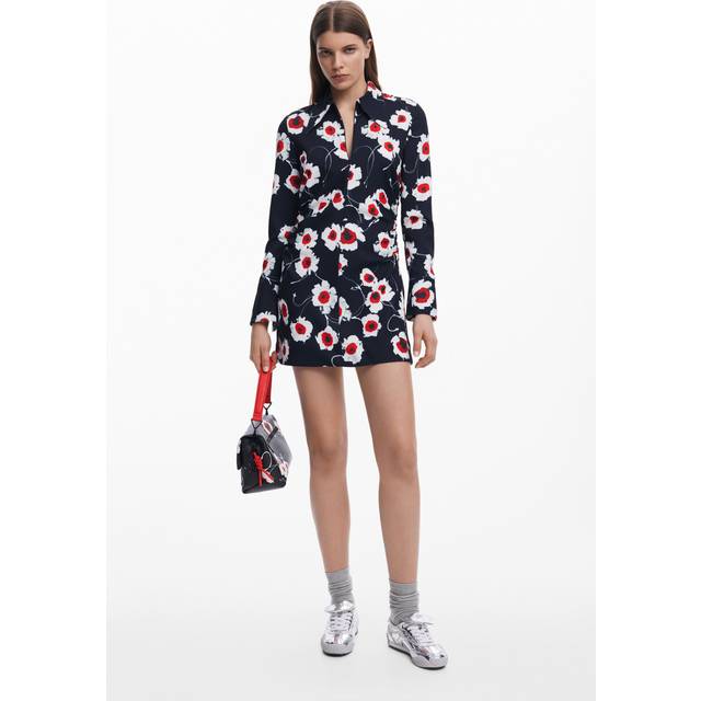 Women's shirt dress Desigual Nima - Noir