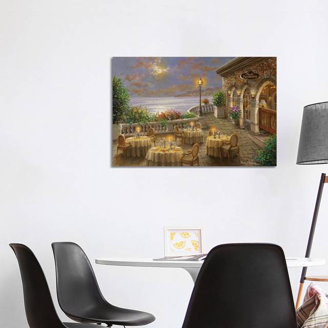 A Romantic Dining Invitation - Wrapped Canvas (66.04cm H x 101.6cm W x 1.9cm D)