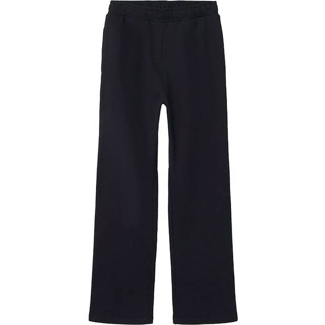 Name it kids flicka Nkfmille rak sweat byxa Unb Noos, svart, 116